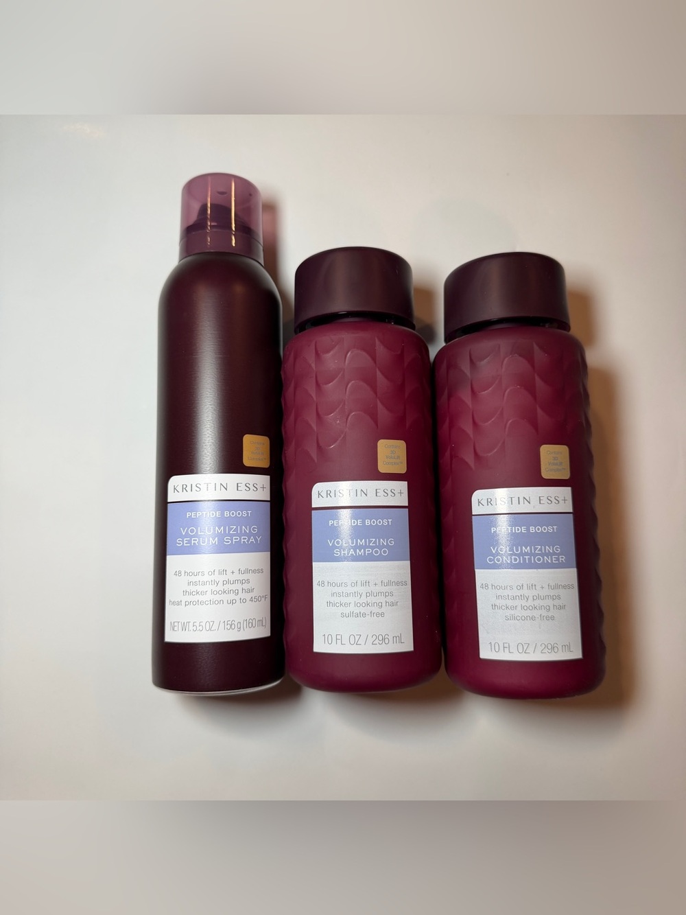 Kristin Ess peptide boost volumizing set of 3